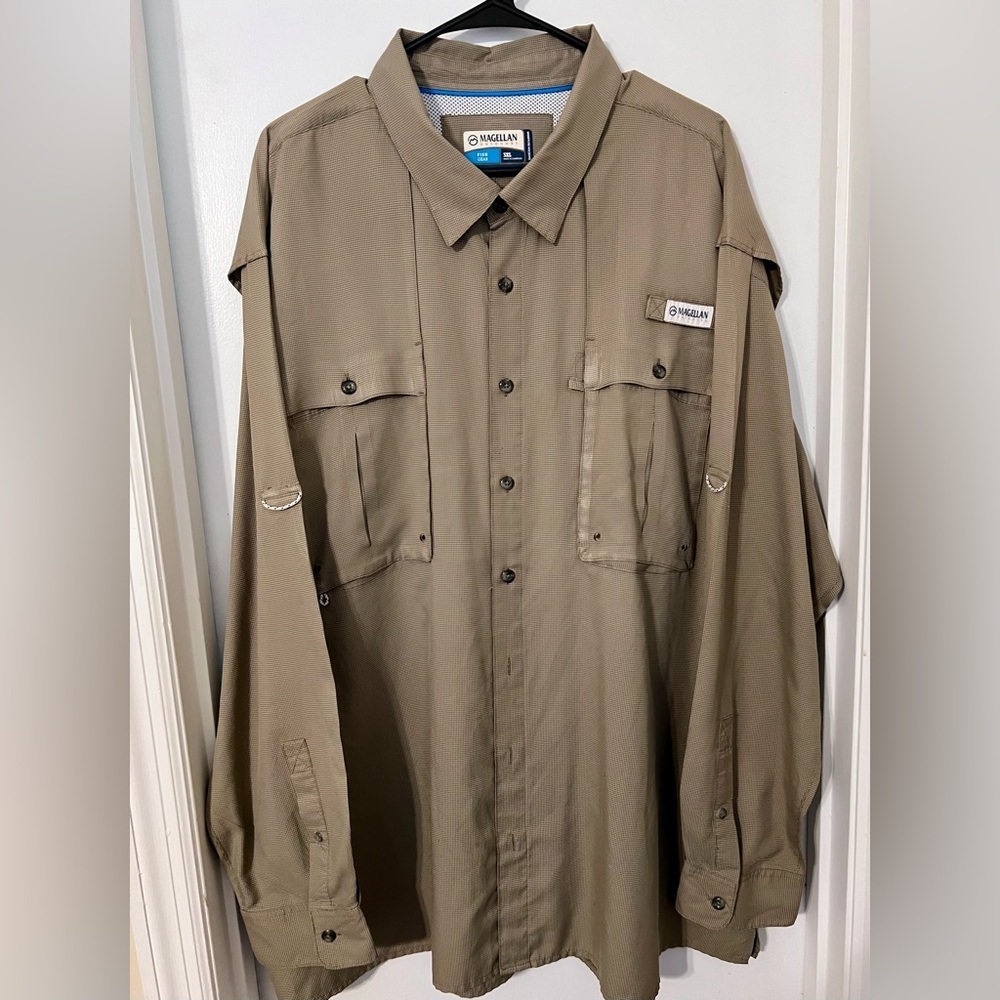 Magellan Men’s Long Sleeve Fish Gear Shirt size 3XL